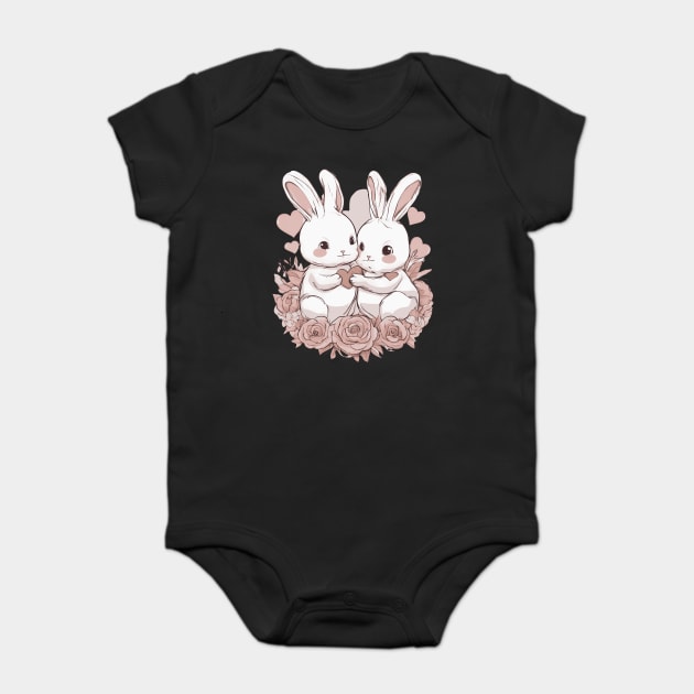 Bunny Lover Baby Bodysuit by animegirlnft